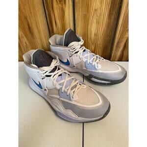 NIKE Kyrie Men size 11 Infinity Smoke & Mirrors White‎ Blue Iron Grey sneakers